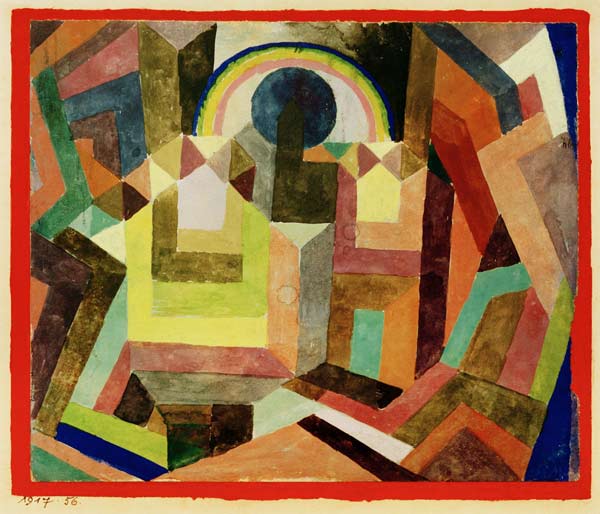 mit dem Regenbogen, 1917, 56. from Paul Klee
