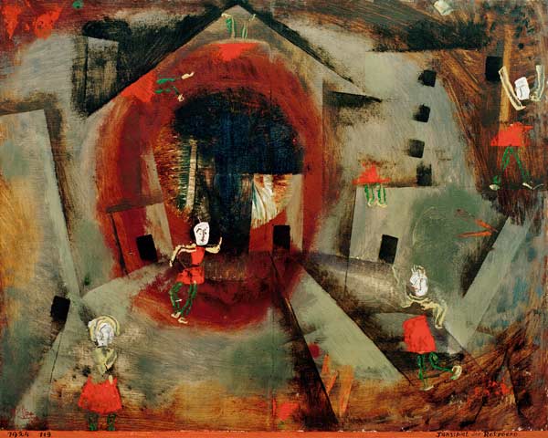 Tanzspiel der Rotroecke, 1924. 119 from Paul Klee