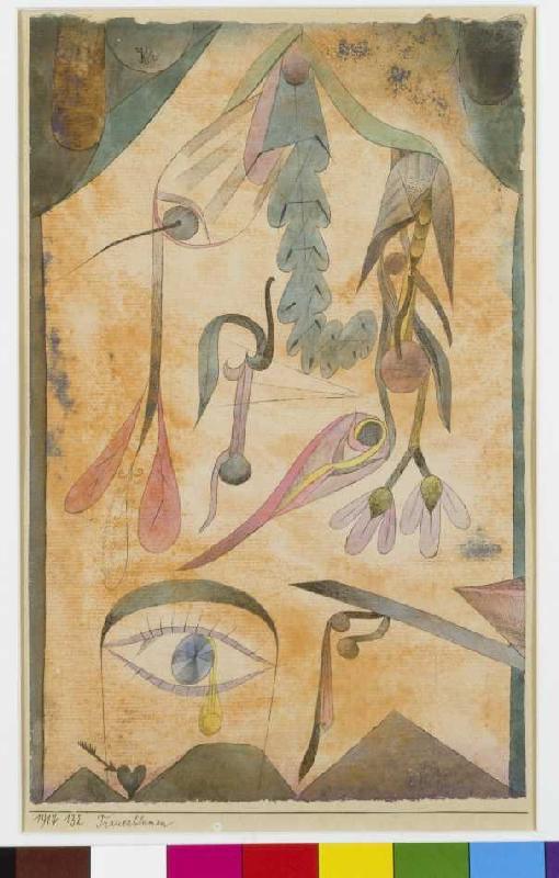Mourning flowers from Paul Klee