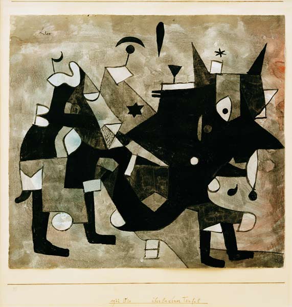 Ueberladener Teufel, from Paul Klee
