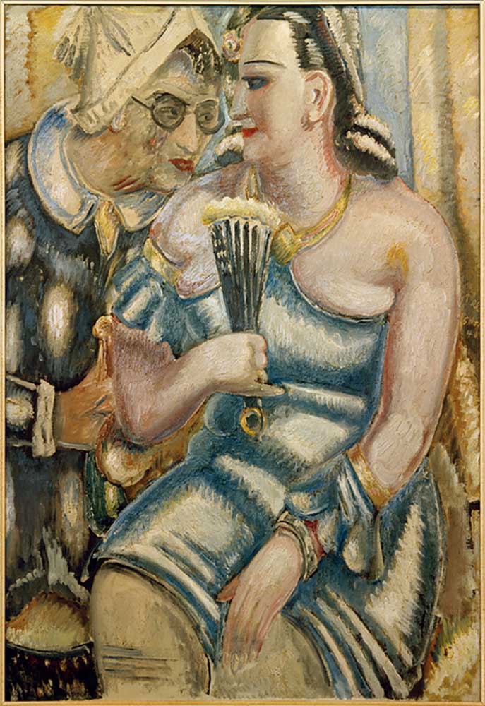 The painter and his wife in carnival costume from Paul Kleinschmidt