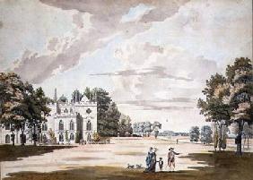 The South Front of Strawberry Hill (w/c, pen &