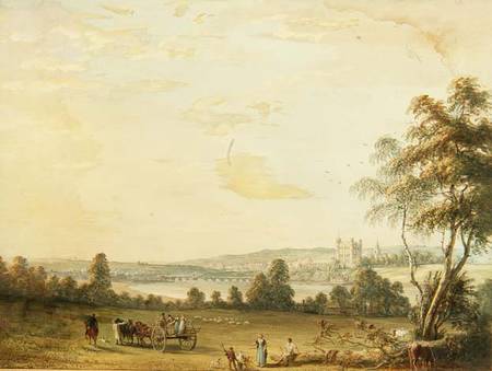 View of Rochester from Paul Sandby