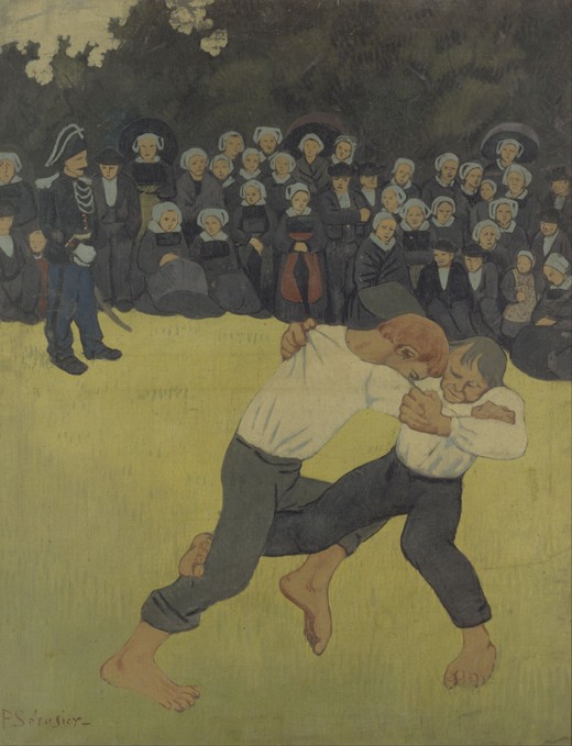 Breton Wrestling from Paul Serusier