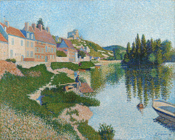 Les Andelys. The Riverbank from Paul Signac