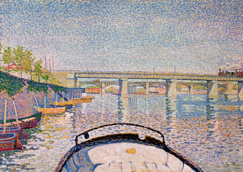 The Bridge at Asnieres from Paul Signac