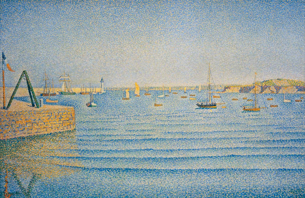The Harbour at Portrieux from Paul Signac