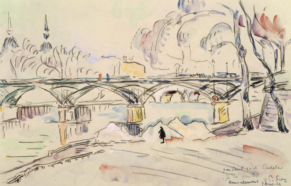 The Pont des Arts from Paul Signac