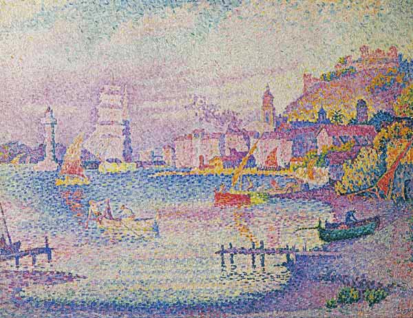 Leaving the Port of Saint-Tropez, 1902 (oil on canvas) from Paul Signac