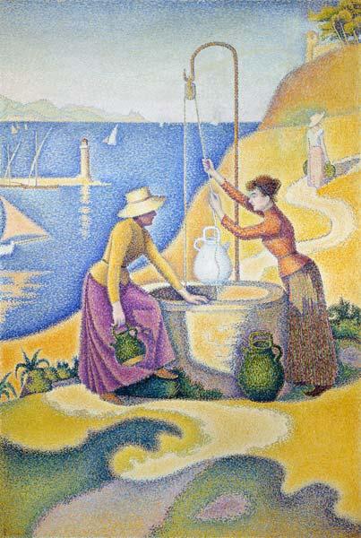 P.Signac / Women at the well / 1892