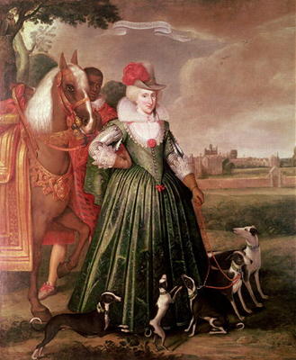 Anne of Denmark, 1617 from Paul van Somer