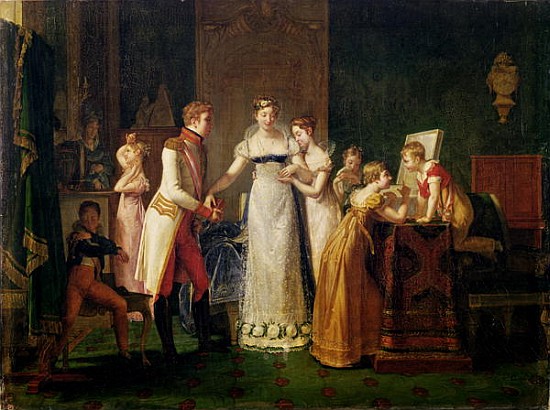 Marie-Louise (1791-1847) of Austria Bidding Farewell to her Family in Vienna, 13th March 1810 from Pauline Auzou
