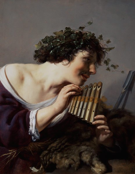 Pan Playing his Pipes from Paulus Moreelse