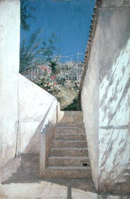 Steps in a Garden, Algeria from Pavel Aleksandrovich Bryullov