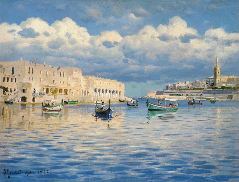 In the port of Malta. from Peder Moensted