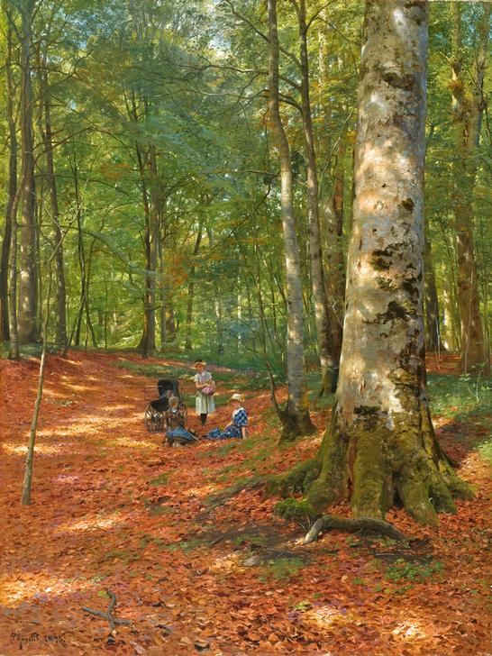 In the Forest Clearing from Peder Moensted