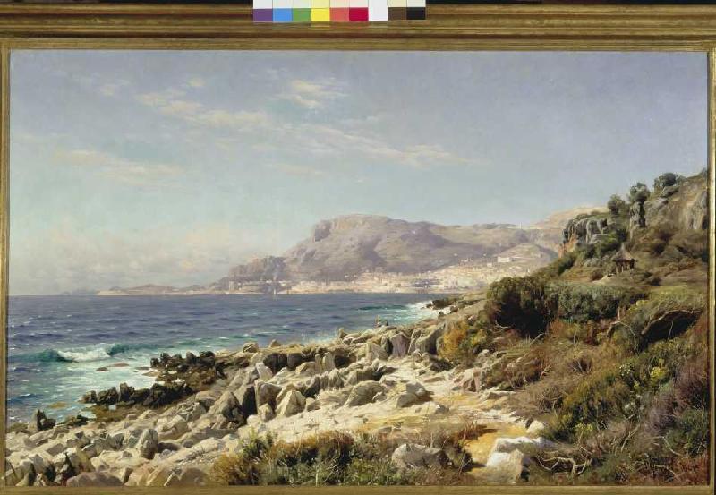 Coast at Monte Carlo. from Peder Moensted