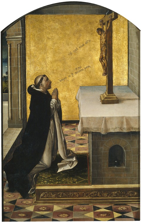 Saint Peter Martyr at Prayer from Pedro Berruguete
