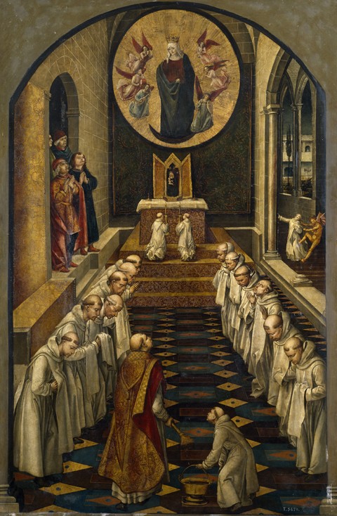 The Apparition of the Virgin to a Dominican Community from Pedro Berruguete