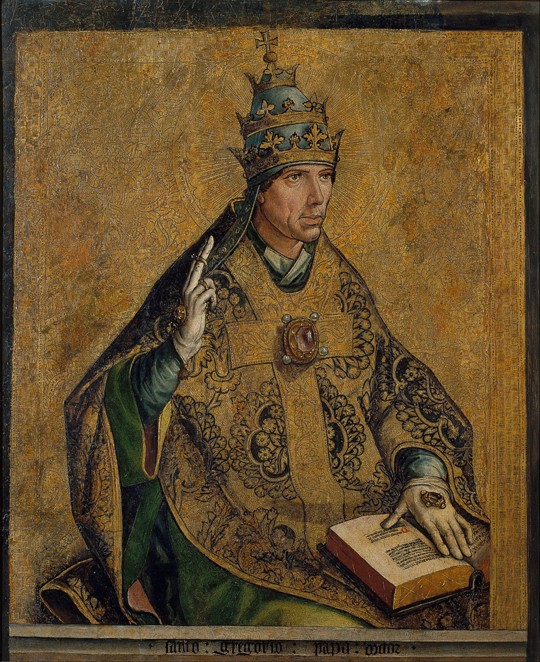 Saint Gregory the Great from Pedro Berruguete