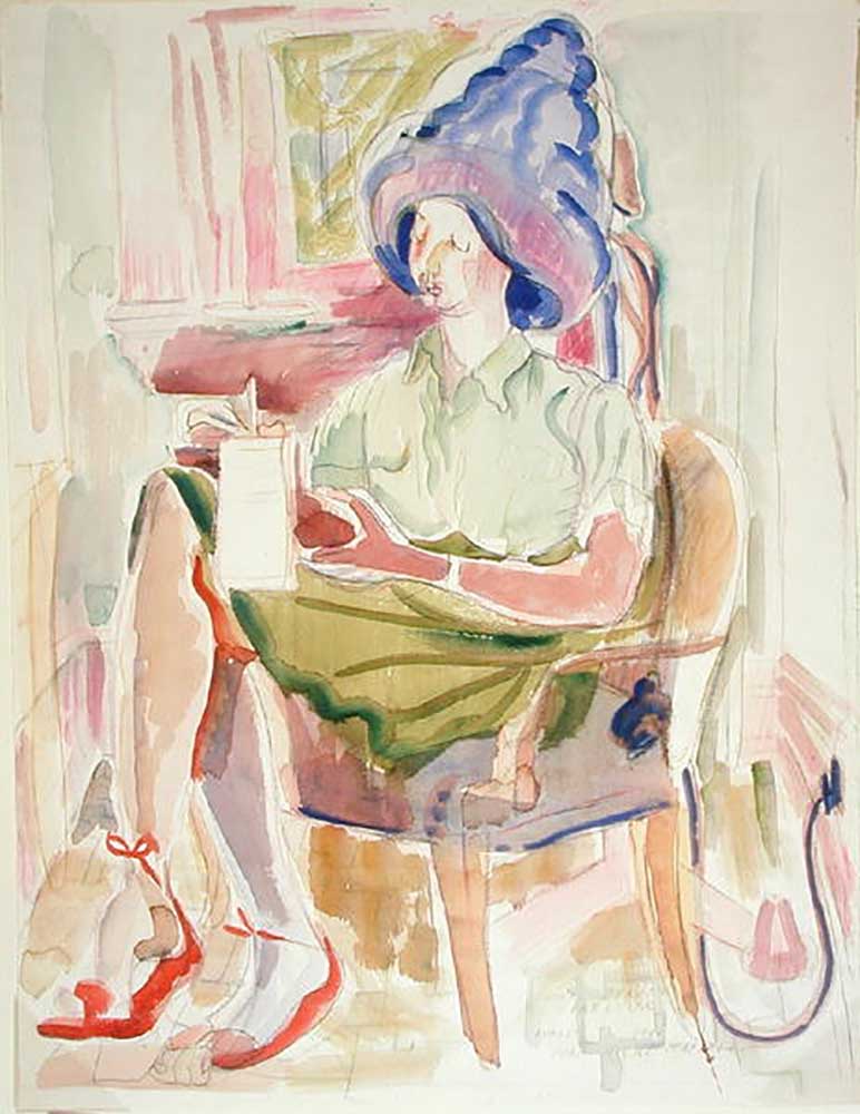 CWAC Beauty parlour, 1944 from Pegi Nicol Macleod