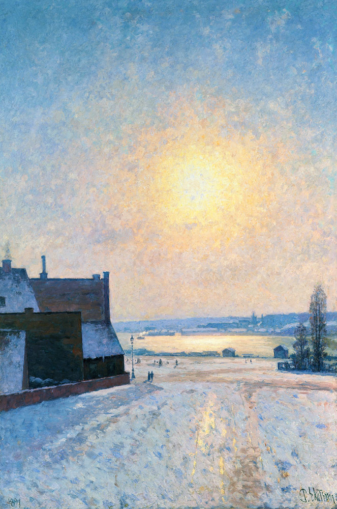 Sun and Snow, Scene from Stockholm from Per Ekstrom