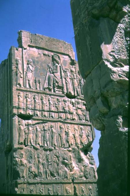 Pillar relief from the Palace of Darius, Persepolis from Persia