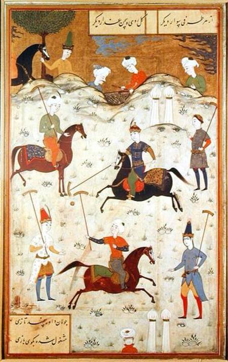 A Game of Polo (pen from Persian School