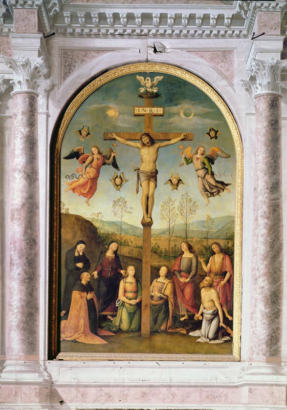 Perugino / Crucifixion / ptg. from Perugino (eigentl. Pierto di Cristoforo Vanucci)