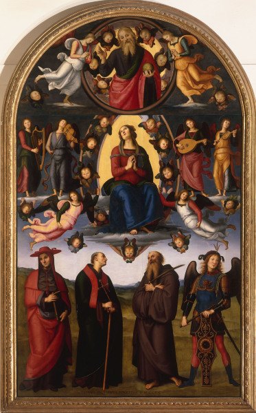 Assumption of Virgin Mary / Perugino from Perugino (eigentl. Pierto di Cristoforo Vanucci)
