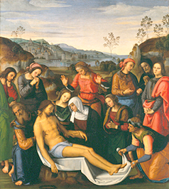 Die Beweingung Christi. from Perugino (eigentl. Pierto di Cristoforo Vanucci)