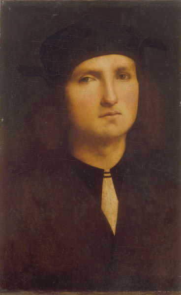 Perugino / Portrait of a Young Man from Perugino (eigentl. Pierto di Cristoforo Vanucci)