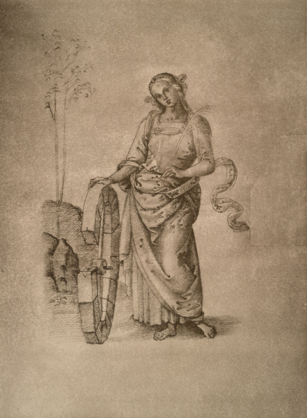 Perugino / St. Catherine of Alexandria from Perugino (eigentl. Pierto di Cristoforo Vanucci)