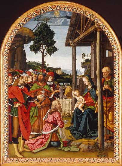 Adoration of Kings / Perugino / 1475