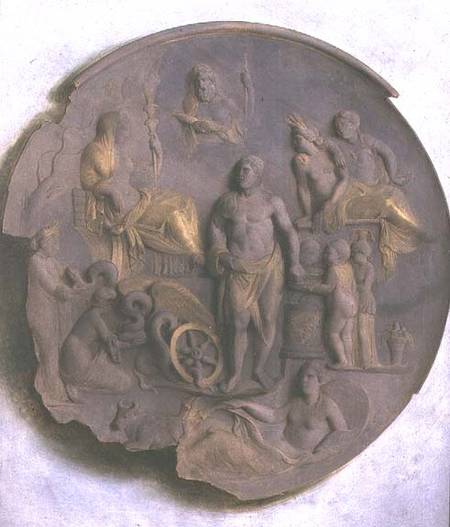 Silver disk from Aquileia from Peter Fendi