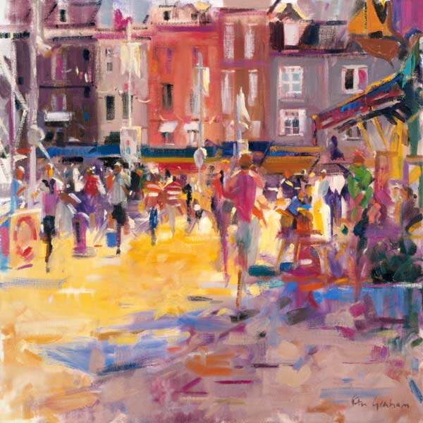 Honfleur Promenade (oil on canvas)  from Peter  Graham