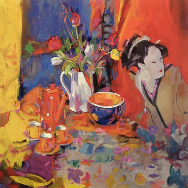 The Magical Table, 2002 (oil on canvas)  from Peter  Graham