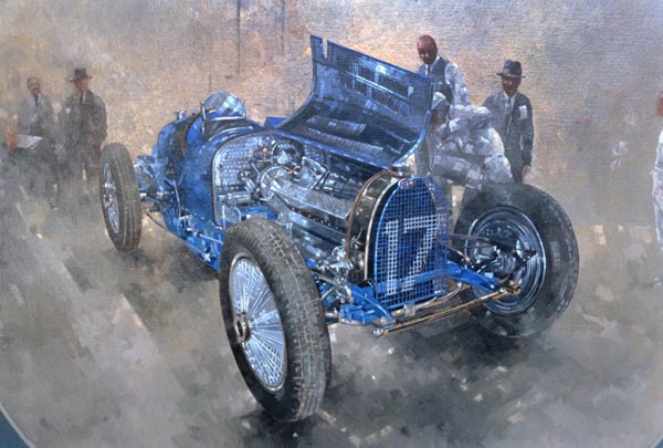 Type 59 Grand Prix Bugatti, 1997 (oil on canvas)  from Peter  Miller