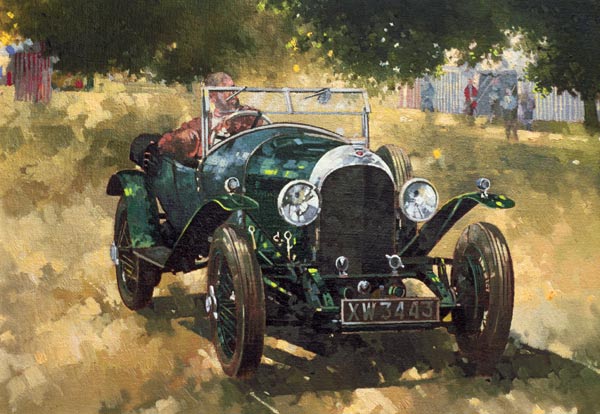 The Green Bentley at Althorp, 1994 (oil on canvas)  from Peter  Miller