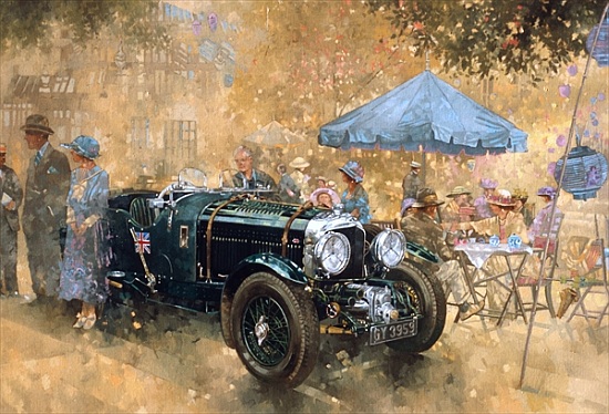 Garden party with the Bentley from Peter  Miller
