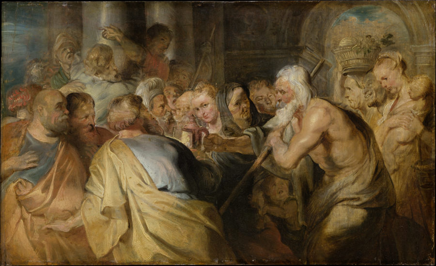 Diogenes Looking for an Honest Man from Peter Paul Rubens