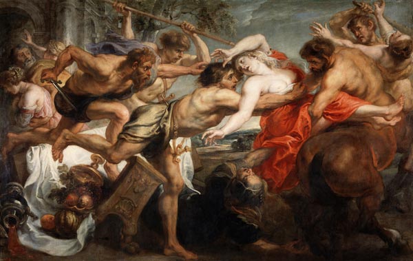 The Abduction of Hippodamia, or Lapiths and Centaurs from Peter Paul Rubens