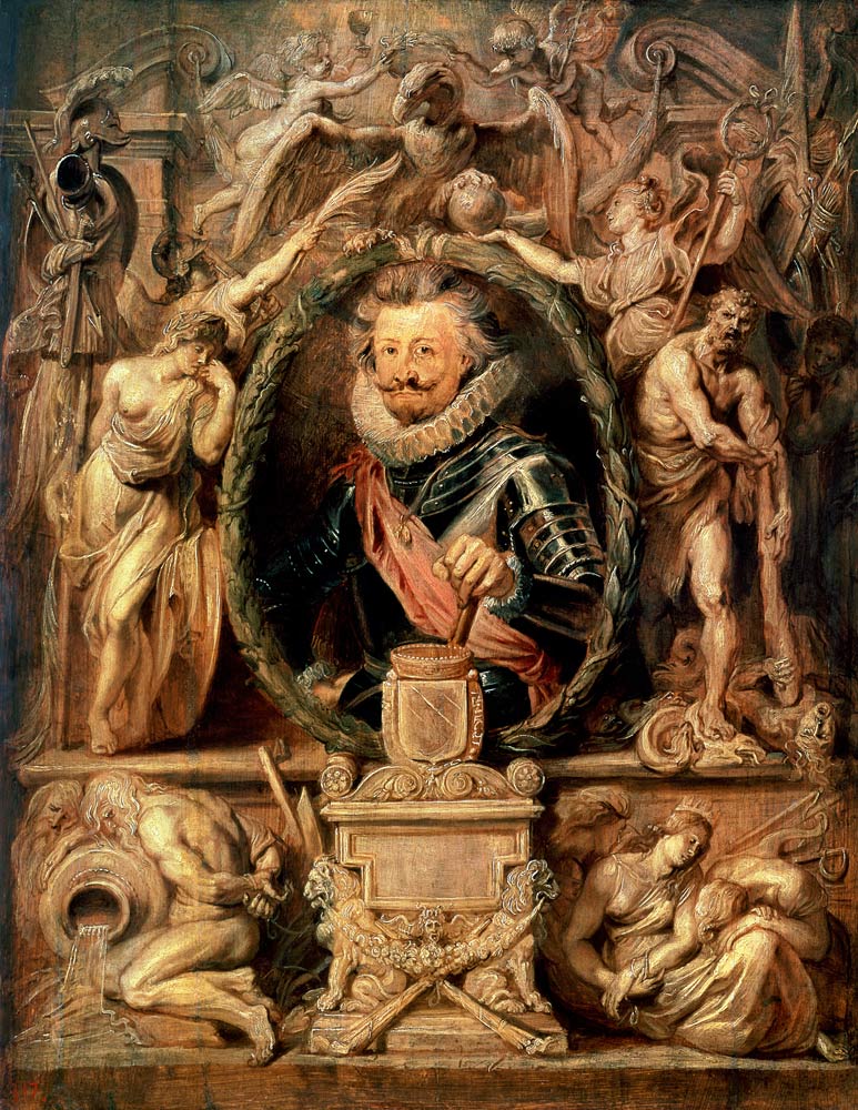 Portrait of Charles Bonaventure de Longueval, Comte de Bucquoy (1571-1621) from Peter Paul Rubens