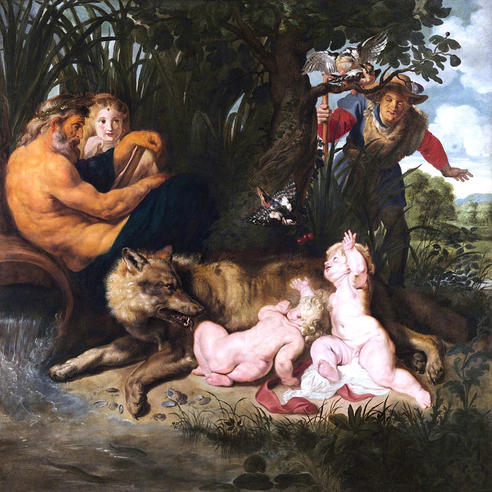 Finding of Romulus and Remus from Peter Paul Rubens