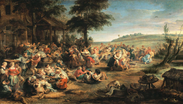 The kermis (or: Country wedding) from Peter Paul Rubens