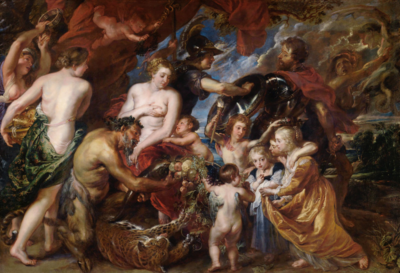 Minerva Protects Pax from Mars (Peace and War) from Peter Paul Rubens