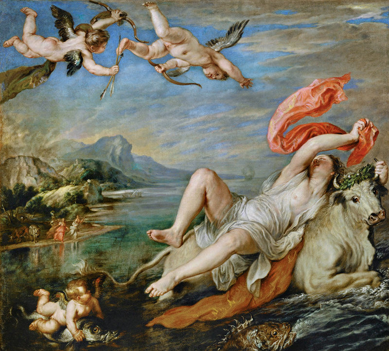 Rape of Europa (after Titian) from Peter Paul Rubens