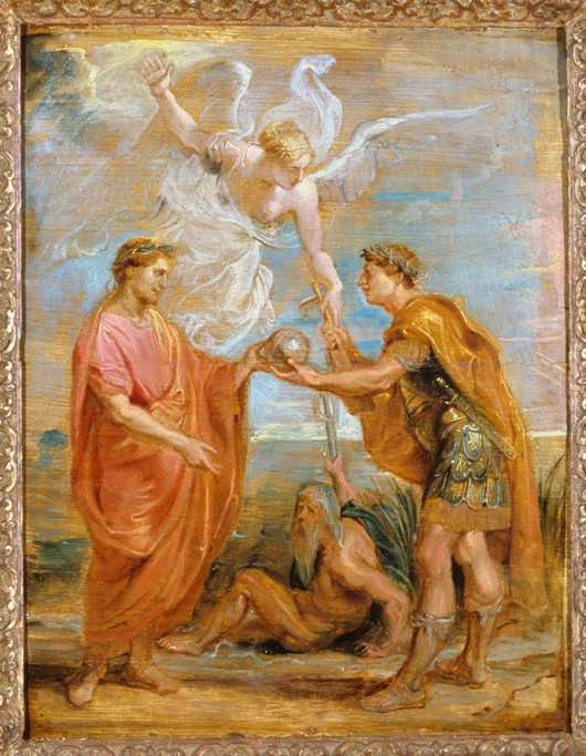 Constantius appoints Constantine as his successor from Peter Paul Rubens