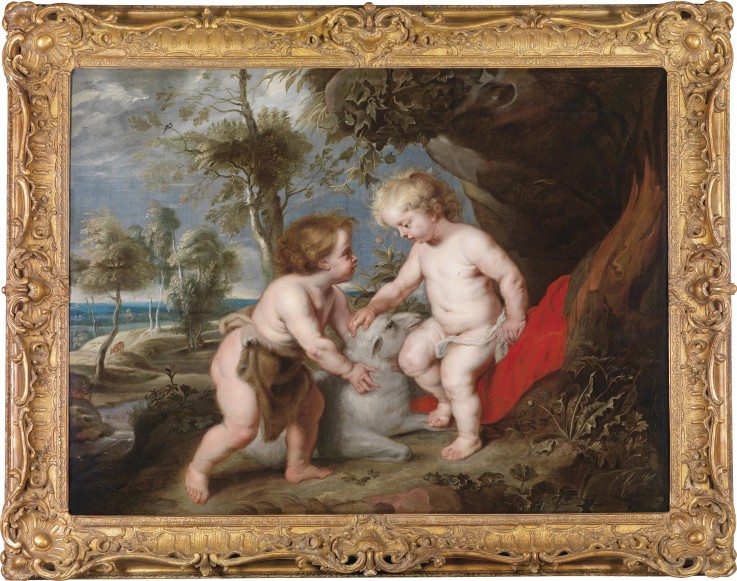Christ and John the Baptist as Children from Peter Paul Rubens