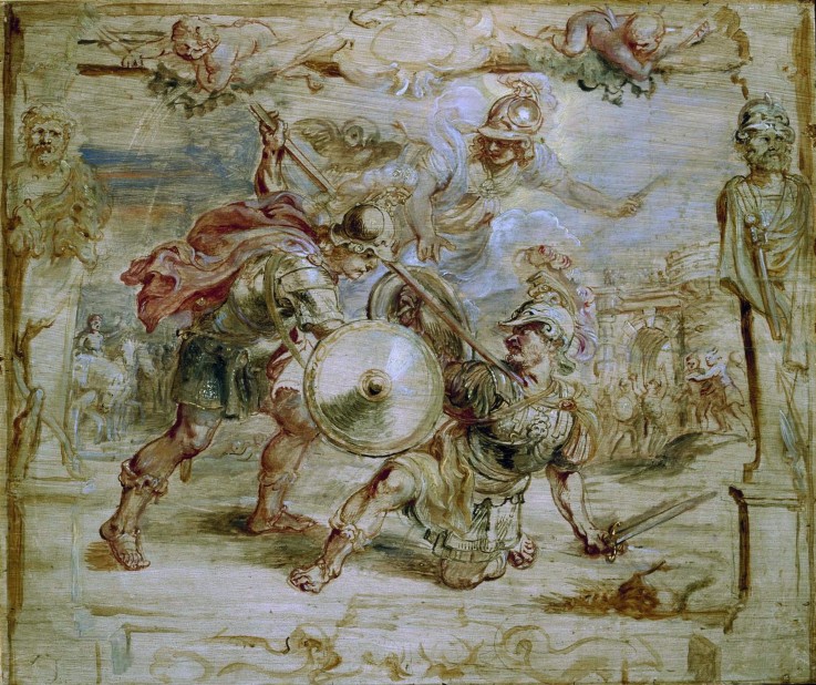 The death of Hector from Peter Paul Rubens